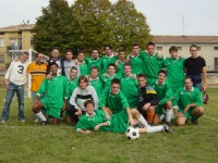  La squadra fotografata nel campo dell'oratorio